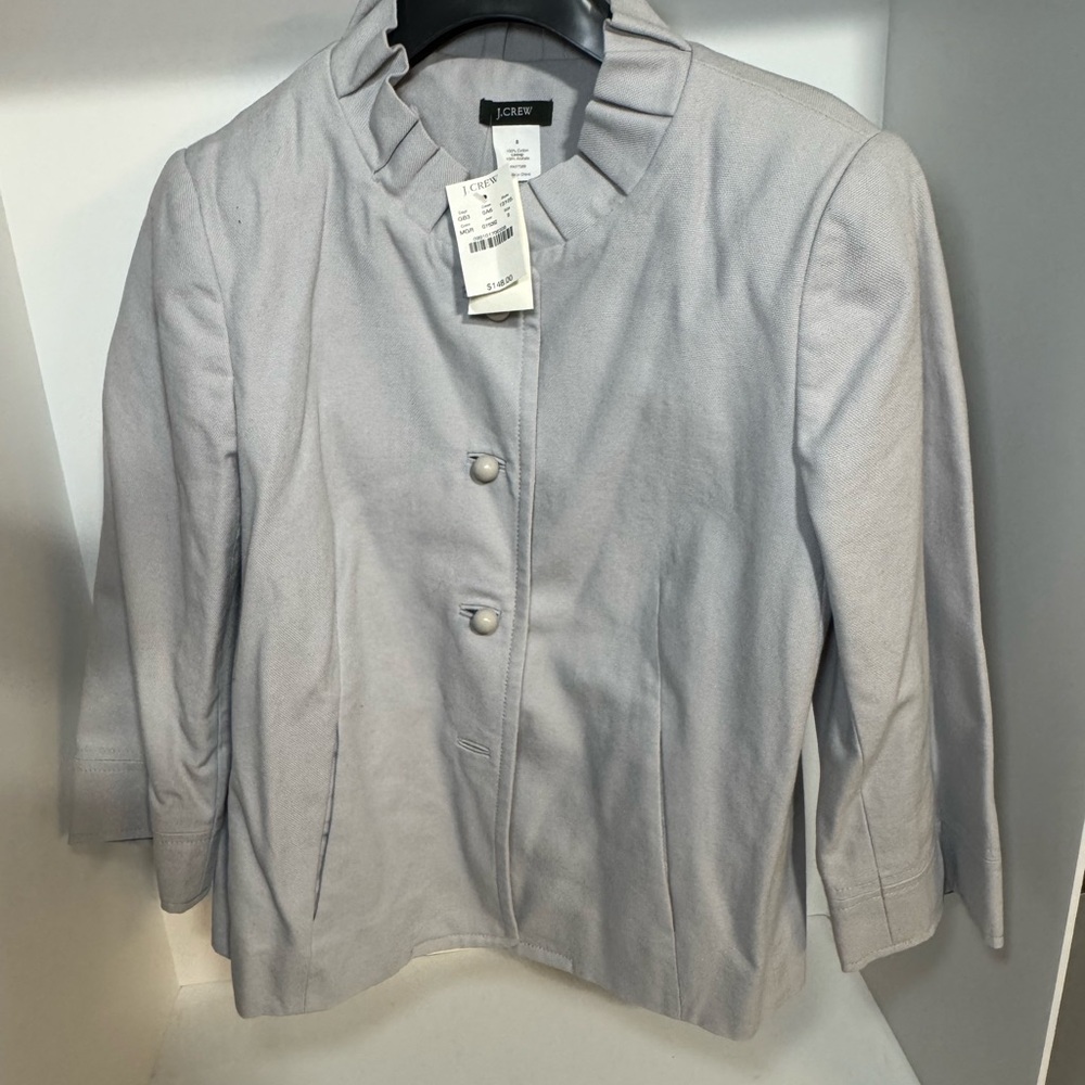 J. Crew Women's Light Gray Blazer